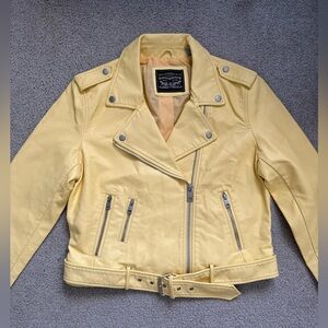Levi's Womens Faux Leather Belted Midweight Motorcycle Jacket